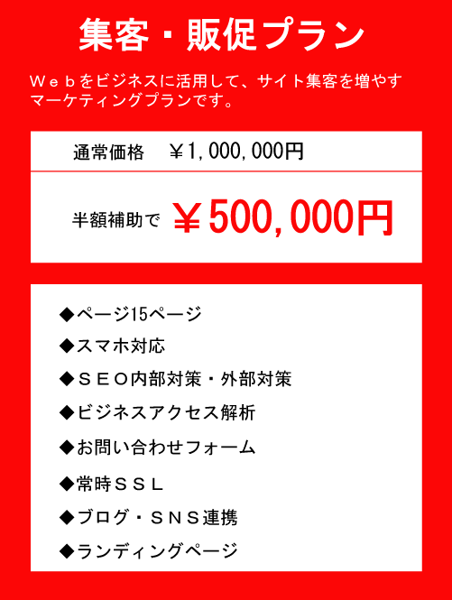 IT導入補助金集客プラン